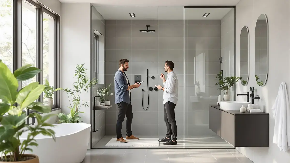 Bodengleiche Duschen weichen einem innovativen Konzept, das Innenarchitekten begeistert.