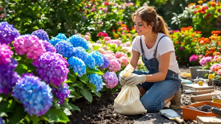 Beleben Sie Ihre Hortensien: wie der Trick mit der Socke ihre Farbe im Handumdrehen verändern kann