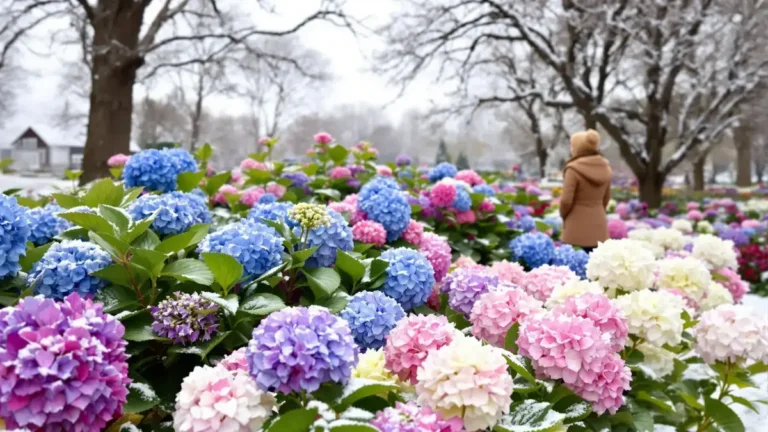 Hortensien: farbenfrohe Sorten, die der Kälte trotzen und Ihren Garten den ganzen Winter über erhellen, sogar unter der Schneedecke