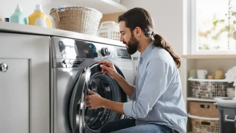 Dieser versteckte Knopf verlängert die Lebensdauer Ihrer Waschmaschine um viele Jahre